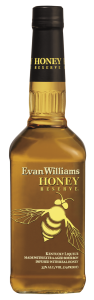 A bottle of Evan Williams Honey Reserve