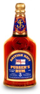 A bottle of Prusser’s rum