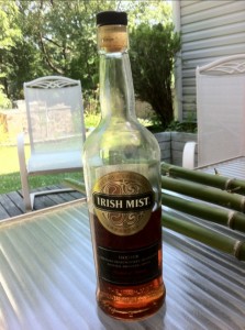 Irish Mist new bottle A half-empty bottle of Irish Mist