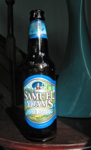 a bottle of Alpine Spring from Samuel Adams