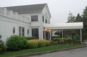 Warm and rainy outside. Cold and delicious craft beer on the inside