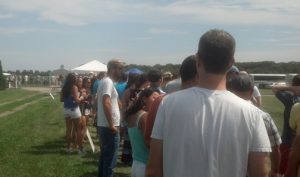 Lines at the 2013 North Fork Craft Beer BBQ & Wine Festival