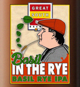 Great South Bay Brewing Basil in the Rye label