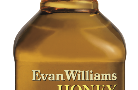 A bottle of Evan Williams Honey Reserve