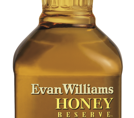 A bottle of Evan Williams Honey Reserve