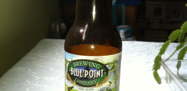 A bottle of Blue Point Brewing Co. Spring Fling Ale