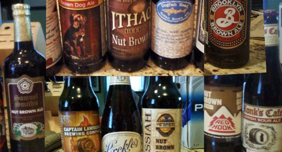 Collection of brown ales