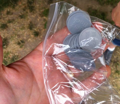 A bag of twenty tokens for Toronto’s Festival of Beer.