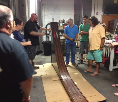Dan from Long Ireland Brewing continues the fun in the brewery with a two car racetrack