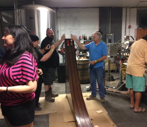 Dan from Long Ireland Brewing continues the fun in the brewery with a two car racetrack