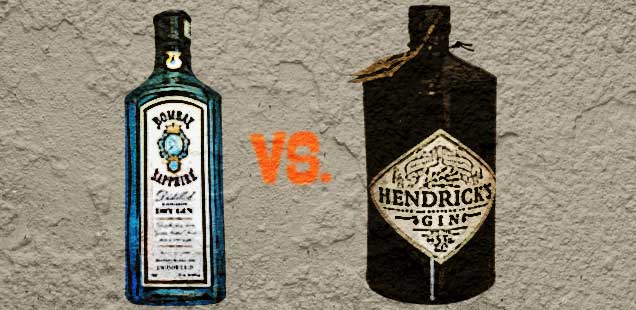 Hendrick's Martini vs Bombay Sapphire Martini